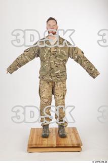 Soldier in American Army Military Uniform 0044